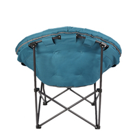 Chaise de camping pliable ronde en polyester 600D personnalisée pour l'extérieur, vente en gros