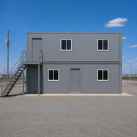 Maison conteneur extensible personnalisable, étanche, ignifuge et anticorrosion pour dortoirs de construction et scolaires
