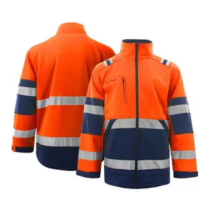 Chaqueta de Trabajo Industrial Impermeable, Reflectante, de Alta Visibilidad, con Protección Contra Vapores, para Fábrica o Taller - Product Image 1