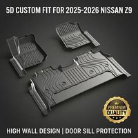 Tapis de sol de voiture Kction pour Nissan Z9 2025 2026, sur mesure 5D, toutes saisons, imperméables, inodores, protection des seuils de porte, tapis de voiture en TPE