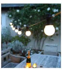 Cadena de luz <span class=keywords><strong>solar</strong></span> navideña de ratán IP44 impermeable con blanco cálido 3000K y 1 año de garantía para uso en jardín al aire libre - Product Image 6