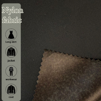 Tissu Ripstop en Nylon Spandex 75D Direct Usine avec Imperméabilisation TPU 5K*8K, Idéal pour les Jupes Longues, les Trench-Coats et les Vêtements de Travail