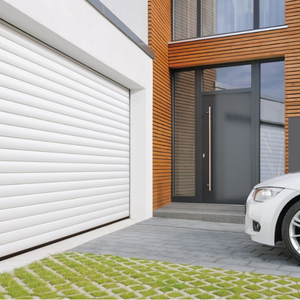 Portes <span class=keywords><strong>de</strong></span> <span class=keywords><strong>garage</strong></span> sectionnelles électriques modernes en aluminium isolées, finition personnalisée, à double paroi, automatiques, <span class=keywords><strong>pour</strong></span> villas - Product Image 5