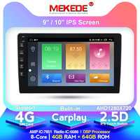 MEKEDE 9 "/10" Android 10.0 4core IPS DSP lecteur DVD multimédia de voiture vidéo de voiture pour combinaison universelle à tous les modèles de radio stéréo