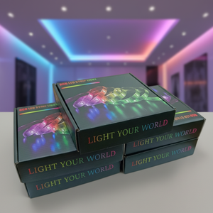 شريط إضاءة <span class=keywords><strong>LED</strong></span> ذكي <span class=keywords><strong>RGB</strong></span> مقاوم للماء IP65 بطول 5 أمتار، 12 فولت، قابل للتحكم عن بعد، قابل للقطع، مرن، لتزيين المنزل وغرفة النوم والحفلات والتلفزيون - Product Image 2