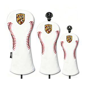 PRIMUS GOLF Professional Customizable Embroidered Golf Headcovers Soft Flexible Breathable PU Leather <strong>Driver</strong> Golf <strong>Headcover</strong> - Product Image 4