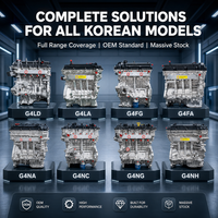 Supplier Langsung Pabrik Mesin G3LA Korea Berkualitas Tinggi 1.0L G3la Mesin Bensin Blok Silinder untuk Mobil Korea I10