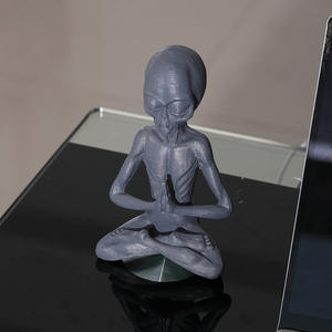 Misteriosa scultura <span class=keywords><strong>extraterrestre</strong></span> WXA05 meditazione Yoga resina aliena Statue ornamenti per la decorazione del giardino - Product Image 3