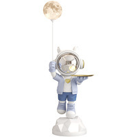 Offre Spéciale : Grande Figurine Créative en Résine Motif Astronaute Animal, Décoration Souple Peinte à la Main pour Sol, Idéale pour Noël