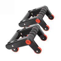 Barre de support pliable pour rouleau de roue abdominale pour la musculation et l'entraînement des muscles abdominaux