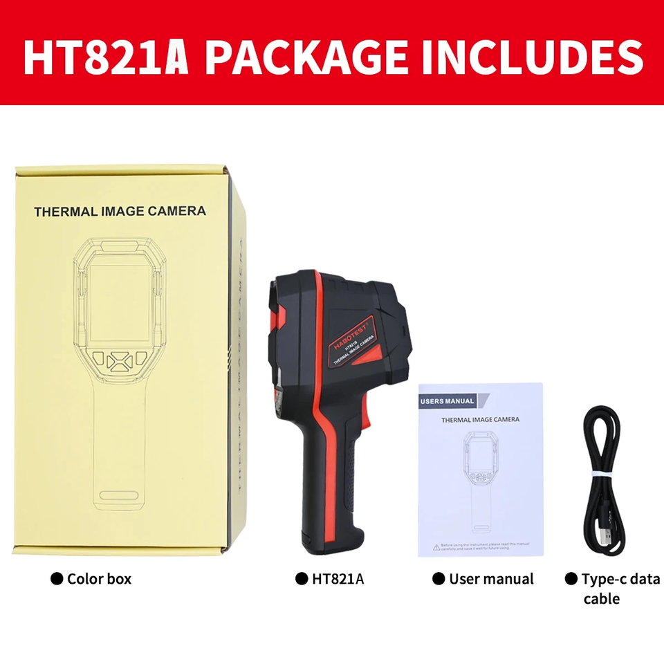 HABOTEST HT821A Rechargeable Thermal Imaging Camera -20~550C