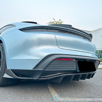 Kit carrosserie modifié pour Porsche Taycan 2019+ : Lame avant, jupes latérales, diffuseur arrière, becquet de coffre, becquet de toit