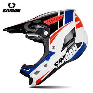 <span class=keywords><strong>Casco</strong></span> SOMAN M12 con Certificación DOT para Ciclismo de Descenso, Motocicleta, Motocross, Todoterreno, Ligero, Resistente al Viento, para Carreras - Product Image 1