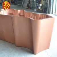 Morden pernikahan mewah Asia Emas tinggi dan pot bunga vas logam penanam krom stainless