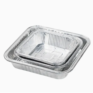 Melhor Qualidade de Recipientes de Alumínio para Comida para Viagem, Caixa de Alumínio Descartável, Atacado de Caixas de Alumínio para Almoço - Product Image 4