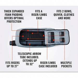 Mochila de Tiro con Arco BSCI de Muestra Gratuita para Arco Recurvo, Carcaj Ligero, Nuevo Diseño de Mochila de Tiro con Arco con Flechas - Product Image 6