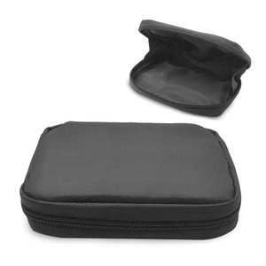 Portable <b>Makeup</b> Bag Black Compact Storage <b>Case</b> For Travel And Outdoor Use - Product Image 4