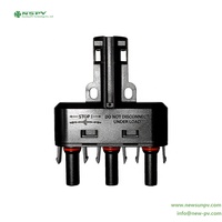 Connecteurs solaires parallèles étanches IP68 3 en 1, 1500 VDC 60 A, pour panneaux photovoltaïques