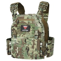 Gilet tactique Artex à dégagement rapide pour entraînement extérieur, protection corporelle Molle Camo, porte-plaques de combat