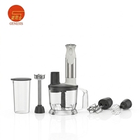 Mixeur Plongeant Électrique 800W 1,5L - Silencieux, Vitesse Variable, Préparateur de Smoothies Automatique, 2 Vitesses, Boîtier en Plastique Anti-Fuite, Idéal Hôtellerie