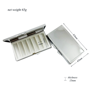 Organisateur de pilules à 7 compartiments, boîte de rangement pour médicaments et capsules, boîte à pilules hebdomadaire, DIY, en métal et plastique, étui à pilules pour 7 jours - Product Image 6