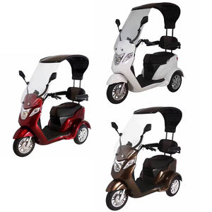 Triciclo Eléctrico Motorizado <span class=keywords><strong>de</strong></span> Tres <span class=keywords><strong>Ruedas</strong></span> para Adultos con Capota, Velocidad Máxima <span class=keywords><strong>de</strong></span> 30-50 km/h, Aprobado por la CE, Alcance <span class=keywords><strong>de</strong></span> 70-90 km - Product Image 2