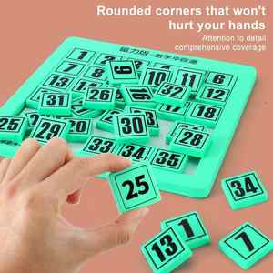 Juguete Educativo de Matemáticas Magnético Personalizado OEM Huarong Road, Juguete Deslizante de Números de Plástico para Niños - Product Image 4