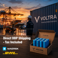 Batterie Li-ion VOLTRA 18650 3.7V 3500mAh LiFePO4 10C à décharge rapide, charge rapide, 1500 cycles, pour vélo électrique, scooter électrique, moto