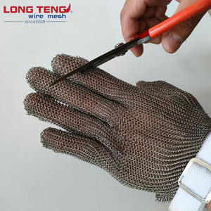 <span class=keywords><strong>Gant</strong></span> en mailles <span class=keywords><strong>de</strong></span> chaîne en acier inoxydable <span class=keywords><strong>de</strong></span> qualité alimentaire <span class=keywords><strong>de</strong></span> haute qualité pour bouchers Style résistant aux coupures et tissé - Product Image 2