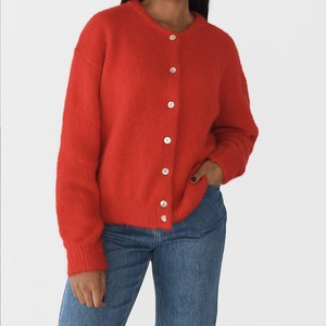 מותאם אישית סתיו חורף נשים רך מזדמנים סרוג קרדיגן בסגנון חדש סגנון חדש סוודר שרוול ארוך - Product Image 4