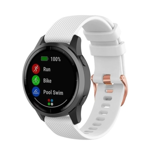 Bracelet de montre intelligente en silicone fin pour femme de 20 mm pour <span class=keywords><strong>Garmin</strong></span> Move 3S /vivoActive 5/<span class=keywords><strong>Venu</strong></span> <span class=keywords><strong>SQ2</strong></span> 3S/Vivomove3/ Galaxy Watch 5 6 - Product Image 4