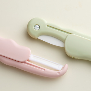 Folding Ceramic Fruit Knife 25Mm Blade Portable Rotary Peeler Multi Function Kitchen Tool For Dormitory Use - Product Image 2