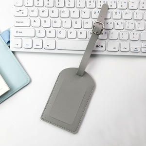 <span class=keywords><strong>Etiquetas</strong></span> de <span class=keywords><strong>Equipaje</strong></span> Personalizadas de Cuero PVC, <span class=keywords><strong>Etiquetas</strong></span> de <span class=keywords><strong>Equipaje</strong></span> Suaves y Lujosas con un Elegante Patrón de Letras, Diseño Personalizado - Product Image 5