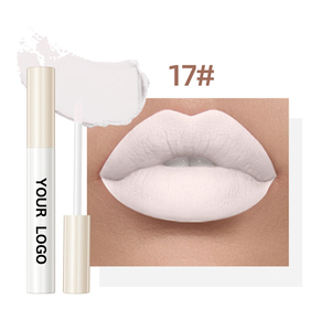 Brillo de labios personalizado fábrica de maquillaje OEM blanco impermeable hidratante brillo de labios nude Etiqueta Privada - Product Image 1