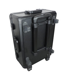 Boîte à outils en alliage d'aluminium, 16 compartiments, étui de rangement étanche à roulettes pour présentation d'échantillons de portes et fenêtres - Product Image 4