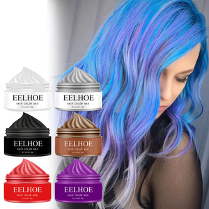 EELHOE Vente en gros, <span class=keywords><strong>cire</strong></span> <span class=keywords><strong>pour</strong></span> coloration instantanée, crème de coiffure <span class=keywords><strong>temporaire</strong></span>, pommade <span class=keywords><strong>pour</strong></span> <span class=keywords><strong>cheveux</strong></span>, <span class=keywords><strong>cire</strong></span> naturelle <span class=keywords><strong>pour</strong></span> hommes et femmes - Product Image 1