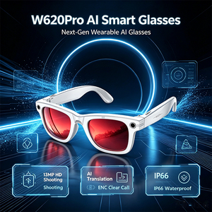 แว่นตาอัจฉริยะ IFA02 W620pro 1300W บันทึกภาพคมชัดระดับ HD พร้อมระบบตัดเสียงรบกวน ENC เชื่อมต่อบลูทูธ เล่นเพลงได้ มาตรฐานกันฝุ่น IP66 รองรับการแปลภาษาด้วย AI - Product Image 6