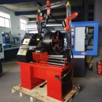 Máquina Enderezadora de Ruedas Hidráulica Profesional GookiiTech para Reparación de Ruedas de Aleación