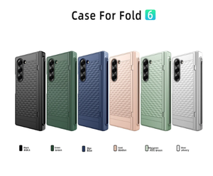 Funda para Samsung <span class=keywords><strong>Galaxy</strong></span> Z Fold 6/7 con Textura de Cubo, Protección Completa de Bisagra Externa, Delgada, Resistente a Impactos, con Soporte Integrado para <span class=keywords><strong>S</strong></span> Pen - Product Image 6