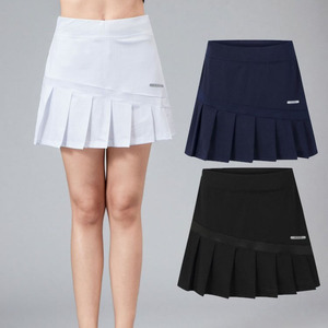 Falda pantalón deportiva plisada para <span class=keywords><strong>mujer</strong></span> con logotipo personalizado, para tenis y golf, con bolsillo interior para pantalones cortos - Product Image 1
