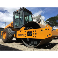 Climatisation en cabine, Compacteur routier à tambour unique pour asphalte Lonking Cdm512D 12 tonnes, à vibration manuelle