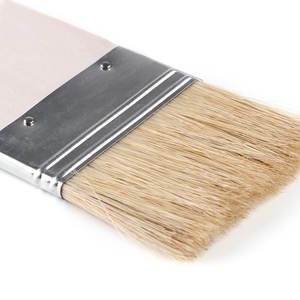 SINOART अनुकूलन से धो पेंट ब्रश सेट, बड़े पैमाने पर कम संभाल हॉग बाल खड़े Paintbrushes 1 "2" 3 "4" चौड़ाई, 12-13cm लंबाई - Product Image 4