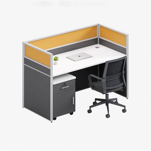 2025 mobilier de bureau moderne en forme de L centre d'appel poste de travail maison Table bureau cloison ordinateur bureau poste de travail - Product Image 6