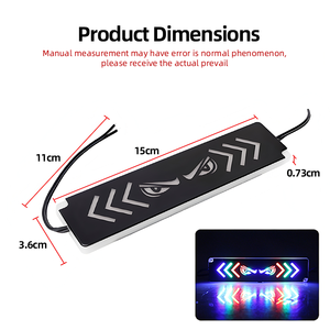 Feu arrière LED clignotant Devil Eye pour voiture, camion, remorque, avec fonctions de frein, de clignotant et de brouillard - Product Image 5