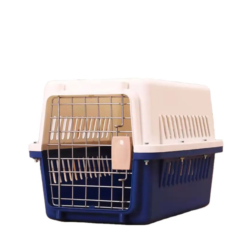 Drop shipping China New Regulated Airline Approved Portable Plastic Large Pet Dog Air Travel Carrier Crate Cage