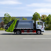 Camion à ordures à compression hydraulique Dongfeng Duolika 7m³ diesel 3,86L pour l'assainissement