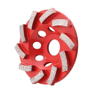 Disque de meulage diamanté turbo soudé haute fréquence de 4/4,5/5 pouces pour le meulage et le débavurage du béton et du granit - Product Image 2