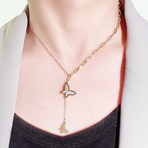 2025 mode femmes 18K or plaqué rhodium chirurgical en acier inoxydable collier bijoux accessoires DDP logistique Air USA expédition - Product Image 3