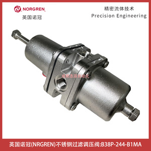 วาล์วลดแรงดันนอร์เกรน B38P-244-B1MA สแตนเลส 1/4 นิ้ว แก๊สอัดอุณหภูมิต่ำ - Product Image 4