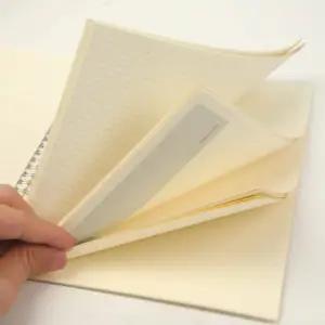 Transparent Cover Book with Inner Pages Optional Simple Spiral Notebook for Student or Staff